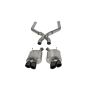 CORSA Performance 14323BLK Corsa 2013-2014 Ford Mustang Shelby GT500 5.8L V8 Black Sport Axle-Back + XO Exhaust