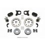 Wilwood 140-14224-D Forged Dynalite P/S Rear Kit w/MC4 P-Brake Drilled Chev 12 Bolt w/Clip Eliminator