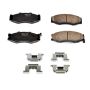 PowerStop 17-266 PowerStop - Z17 Low-Dust Ceramic Brake Pads with Hardware