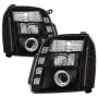 SPYDER 5029331 Projector Headlights - LED Halo - Black