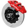 Wilwood 140-16197-R 70-81 FBody/75-79 A&XBody AERO6 Frt BBK 14in Rtr Red Calipers Use w/ Pro Drop Spindle