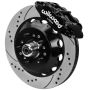 Wilwood 140-15983-D 70-81 FBody/75-79 A&XBody FNSL6R Frt BBK 14in D/S Rtr Blk Calipers Use w/ Pro Drop Spindle