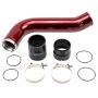 Wehrli WCF100381-RED 20-24 Chevrolet 6.6L L5P Duramax Passenger Side 3.5in Intercooler Pipe - WCFab Red