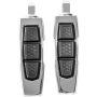 Kuryakyn 10030-1 Enygma Pegs With Adapter - Chrome