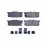 PowerStop 17-891 PowerStop - Z17 Low-Dust Ceramic Brake Pads with Hardware