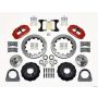 Wilwood 140-13224-DR Narrow Superlite 6R Front Hub Kit 12.88in Drill Red TCI-IFS 71-78 (Pinto Based)