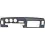 DASH COVER BLK WITH SIDE VENTS GTO/LE MANS/TEMPEST 69