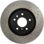 Stoptech 127.42076L Slotted & Drilled Sport Brake Rotor