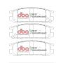 Disc Brakes Australia DB1186SP Rear Street Performance Brake Pads