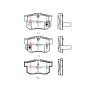 Disc Brakes Australia DB1265SSEV Rear Street Series EV Brake Pads