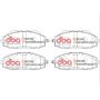 Disc Brakes Australia DB1361SP Front Street Performance Brake Pads