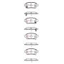 Disc Brakes Australia DB1422SSEV Front Street Series EV Brake Pads