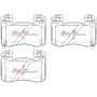 Disc Brakes Australia DB15003SP Front Street Performance Brake Pads