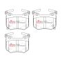 Disc Brakes Australia DB15004SP Rear Street Performance Brake Pads