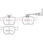 Disc Brakes Australia DB15006XP Rear Xtreme Performance Brake Pads
