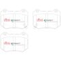 Disc Brakes Australia DB15007SP Rear Street Performance Brake Pads