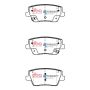 Disc Brakes Australia DB15013SS Rear Street Performance Brake Pads
