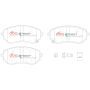 Disc Brakes Australia DB15014SP Front Street Performance Brake Pads