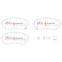 Disc Brakes Australia DB15014XP Front Xtreme Performance Brake Pads