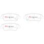 Disc Brakes Australia DB15022SP Rear Street Performance Brake Pads
