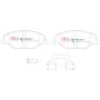 Disc Brakes Australia DB15024SP Front Street Performance Brake Pads