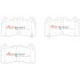Disc Brakes Australia DB15025SP Front Street Performance Brake Pads