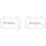 Disc Brakes Australia DB15041SP Rear Street Performance Brake Pads