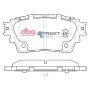 Disc Brakes Australia DB15049SSEV Rear Street Series EV Brake Pads