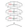 Disc Brakes Australia DB15051SP Front Street Performance Brake Pads