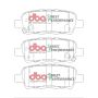 Disc Brakes Australia DB1509SP Rear Street Performance Brake Pads