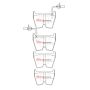 Disc Brakes Australia DB15110XP Front Xtreme Performance Brake Pads