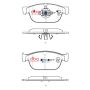 Disc Brakes Australia DB15116SSEV Front Street Series EV Brake Pads