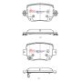 Disc Brakes Australia DB15161SSEV Rear Street Series EV Brake Pads