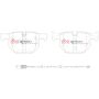 Disc Brakes Australia DB1694SP Rear Street Performance Brake Pads