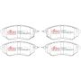 Disc Brakes Australia DB1722SP Front Street Performance Brake Pads