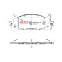 Disc Brakes Australia DB1800SSEV Front Street Series EV Brake Pads