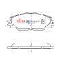 Disc Brakes Australia DB1801SSEV Front Street Series EV Brake Pads
