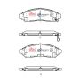 Disc Brakes Australia DB1835SSEV Front Street Series EV Brake Pads