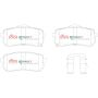 Disc Brakes Australia DB1957SP Front Street Performance Brake Pads