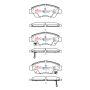 Disc Brakes Australia DB1991SSEV Front Street Series EV Brake Pads