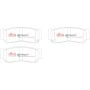 Disc Brakes Australia DB2035SP Rear Street Performance Brake Pads
