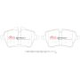 Disc Brakes Australia DB2052SP Front Street Performance Brake Pads