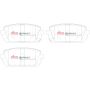 Disc Brakes Australia DB2175SP Rear Street Performance Brake Pads
