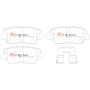 Disc Brakes Australia DB2178SP Rear Street Performance Brake Pads