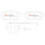 Disc Brakes Australia DB2214SP Rear Street Performance Brake Pads