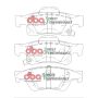 Disc Brakes Australia DB2217SP Rear Street Performance Brake Pads