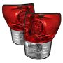 SPYDER 5029607 LED Tail lights - Red Clear