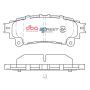Disc Brakes Australia DB2245SSEV Rear Street Series EV Brake Pads