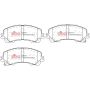 Disc Brakes Australia DB2341SP Front Street Performance Brake Pads