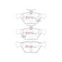 Disc Brakes Australia DB2398SP Rear Street Performance Brake Pads